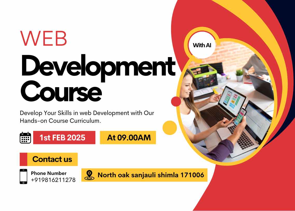 web development course in shimla