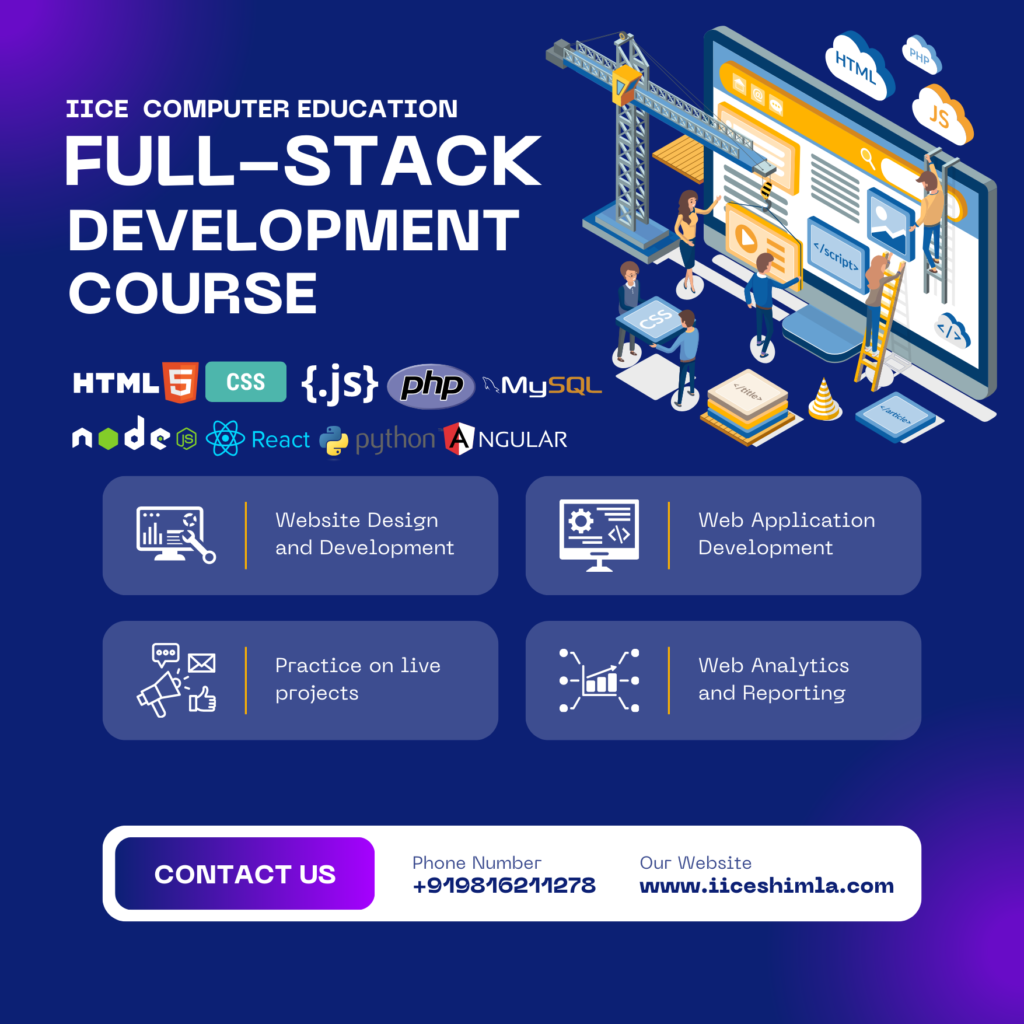 full-stack web development course